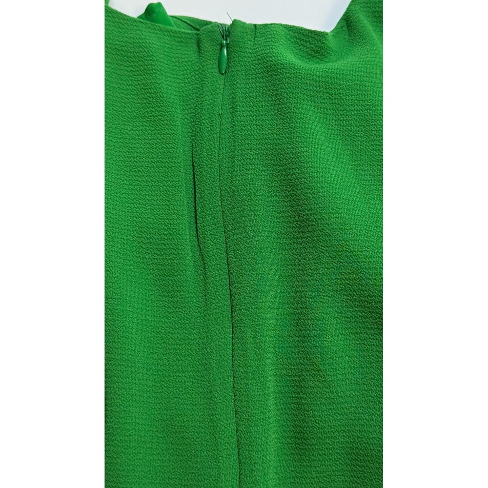 CeCe Green Puff‎ Sleeve Tiered Short Dress Size Large Lined Crepe Textured NWI - Picture 11 of 16